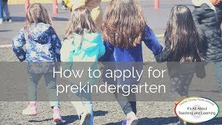 How to apply for CCPS prekindergarten 2019