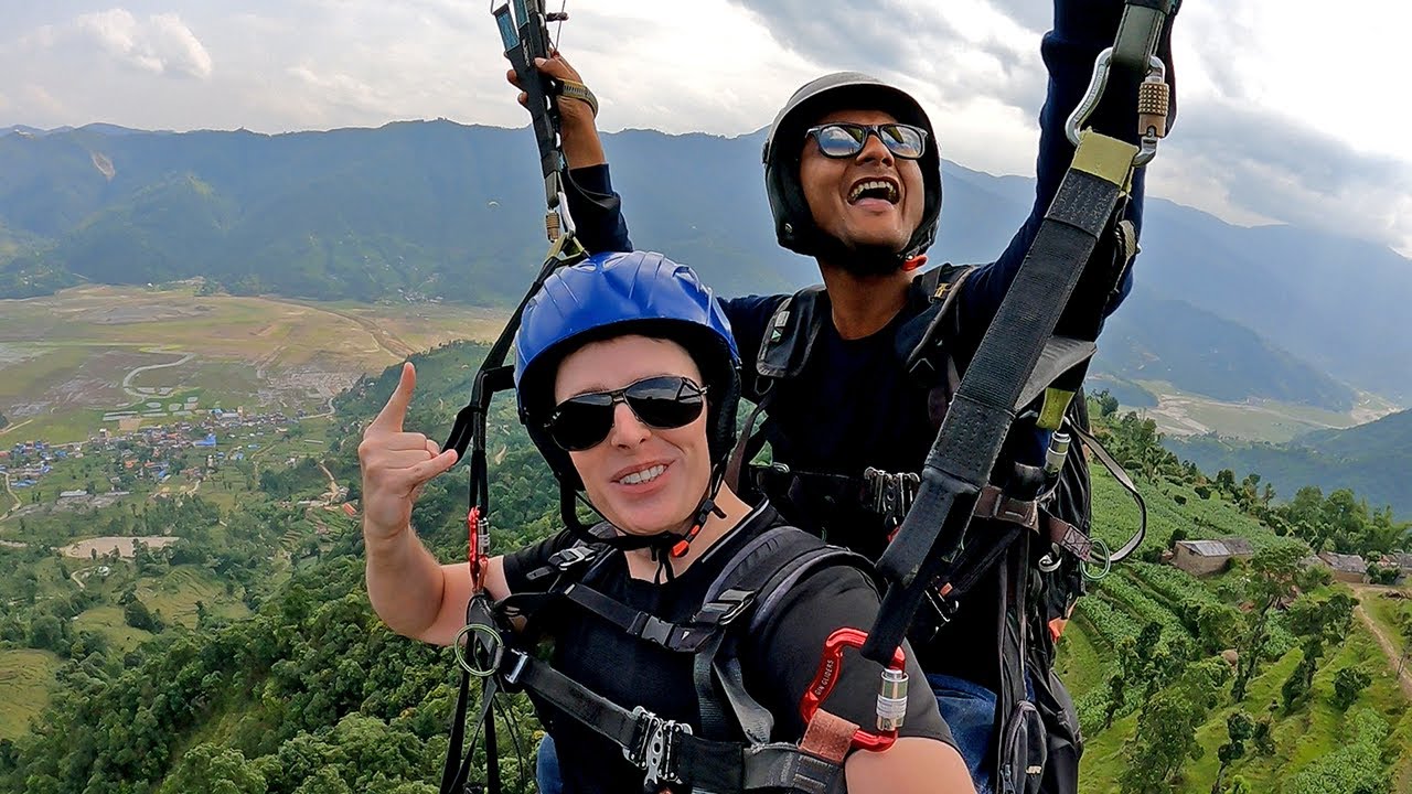 $30 Paragliding in Pokhara, Nepal 🇳🇵 - YouTube
