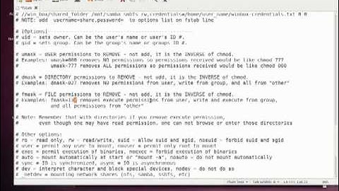 Editing the FSTAB File in Ubuntu - Part 3