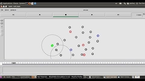 How to quick configure ns2 for BlackHole Simulation