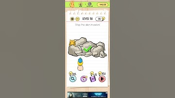 Brain Test level 58 Stop the alien invasion!
