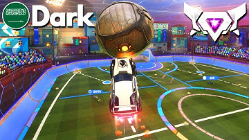 DARK has RIDICULOUS MECHANICS in Rocket League... (SSL 2v2)