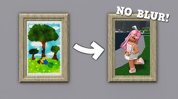 HOW TO MAKE BLOXBURG DECALS THAT ARENT BLURRY! (ALL DEVICES)