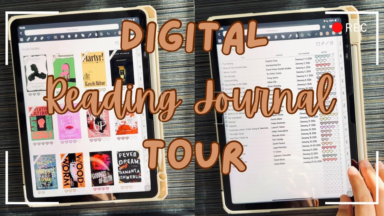 2026 Digital Reading Journal Tour