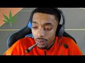 FlightReacts BAKED & ALMOST PASSES OUT ON STREAM AFTER HE SMOKES ALL HIS PROBLEMS AWAY 💨