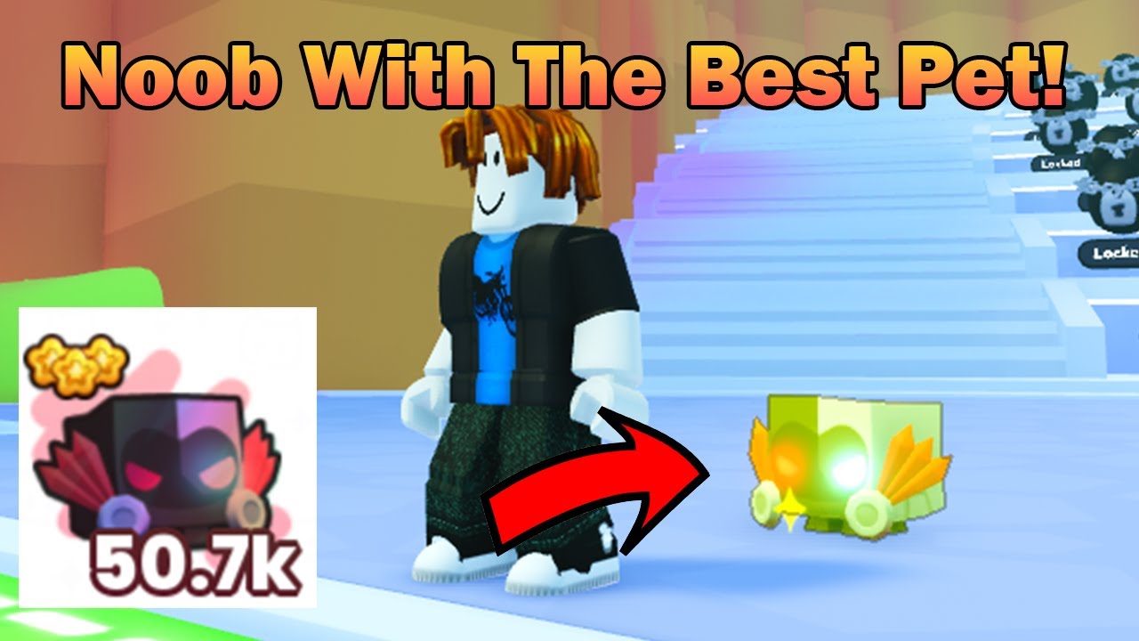 Best Pet In Pet Simulator Roblox Noob With The Best Pet! - Pet Simulator 99 Roblox - YouTube