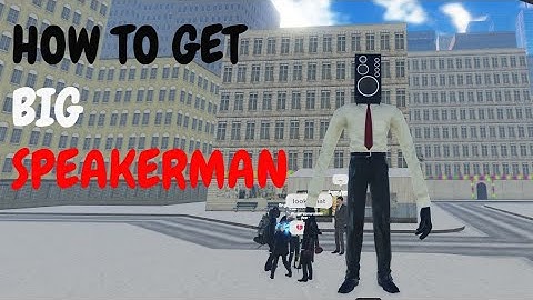 How to get BIG SPEAKERMAN Morph in SKIBIVERSE Roblox [ Unlock GUIDE ]