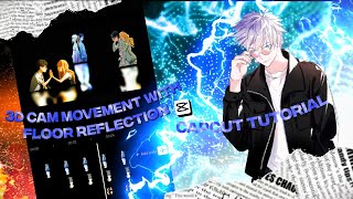 3d Cam movement with floor reflection || Capcut Tutorial