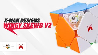 Mind-blowing new Skewb features 🤯 X-Man Wingy Skewb V2 Magnetic