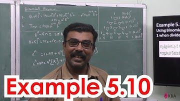 10. Maths | Binomial theorem, Sequences and Series | Example 5.10