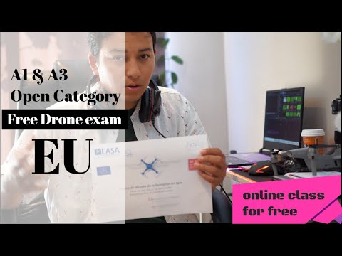 Free online course to get Drone License or Certificate in Europe.