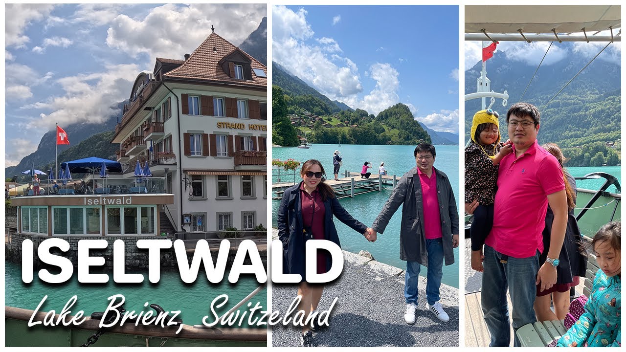 Arriving at Iseltwald port - Lake Brienz boat cruise - YouTube