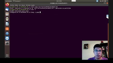 Comando CHOWN en LINUX