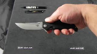 Btkg05A1 Bestech Knives Scimitar G10 Linerlock Black