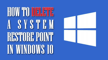 Delete system Restore Points on Windows 10