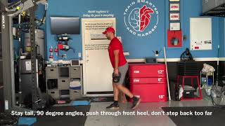 Two Dumbbell Reverse Lunge