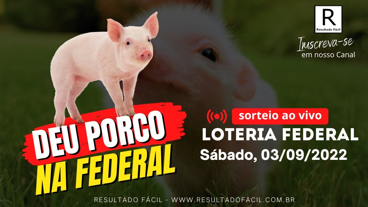 Federal ao vivo, Sábado, 03/09/2022 – Resultado Fácil!