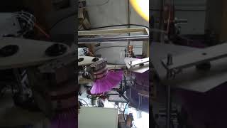 SF3AL 3 Axis Ceiling Duster Tufting Machine 150mm filament after fold