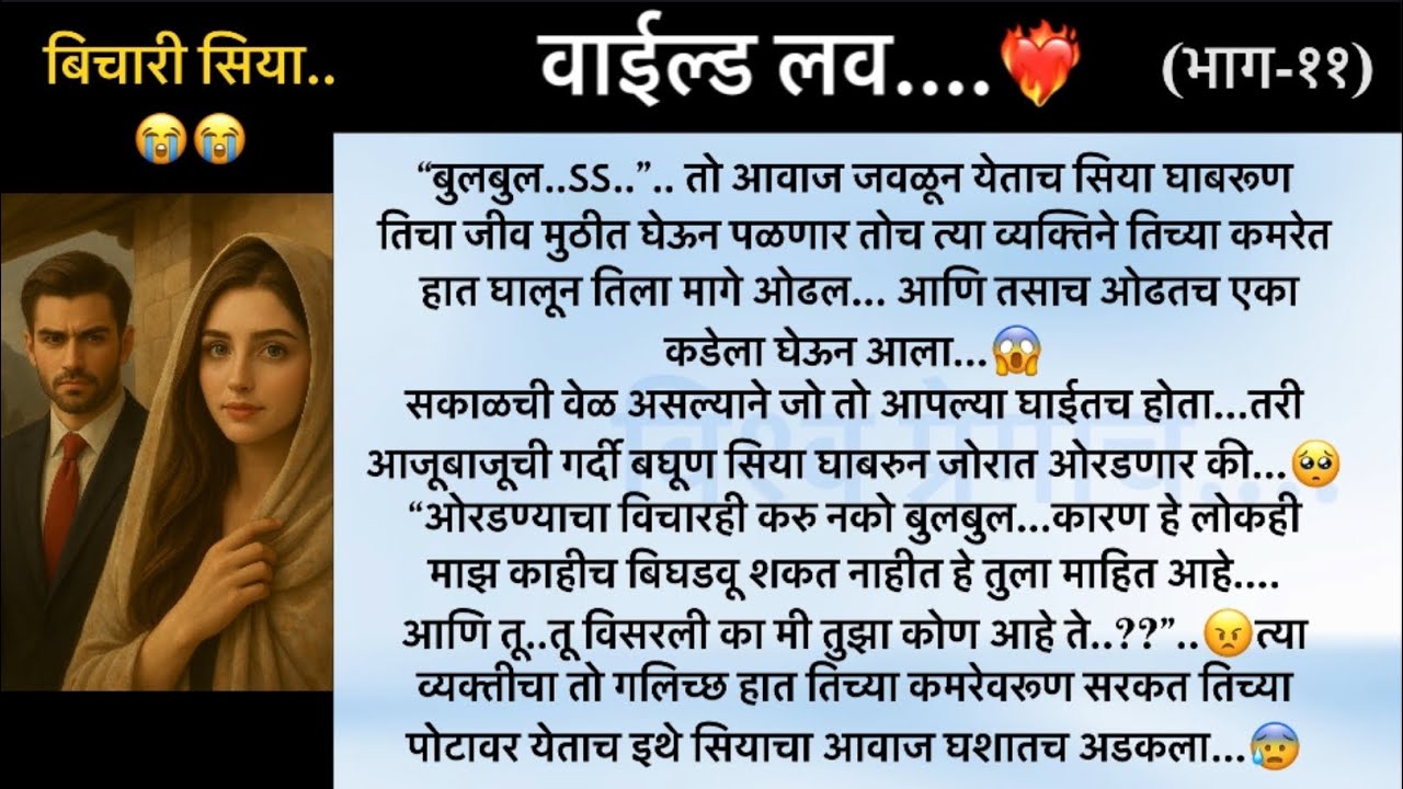 वाईल्ड लव..The On Fire Lovestory…भाग-११..CEO Lovestory..marathi love series..🥰🔥