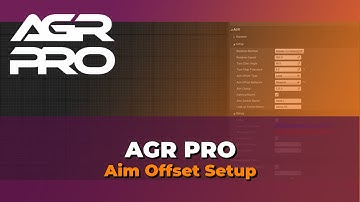 AGR PRO (Free Plugin) Aim offset setup - UE4 Tutorial