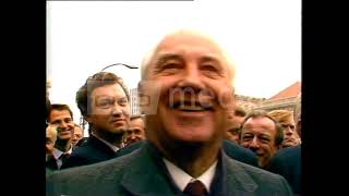 Michail Gorbatschow besucht Ostberlin zum 40. Jahrestag der DDR, 1989