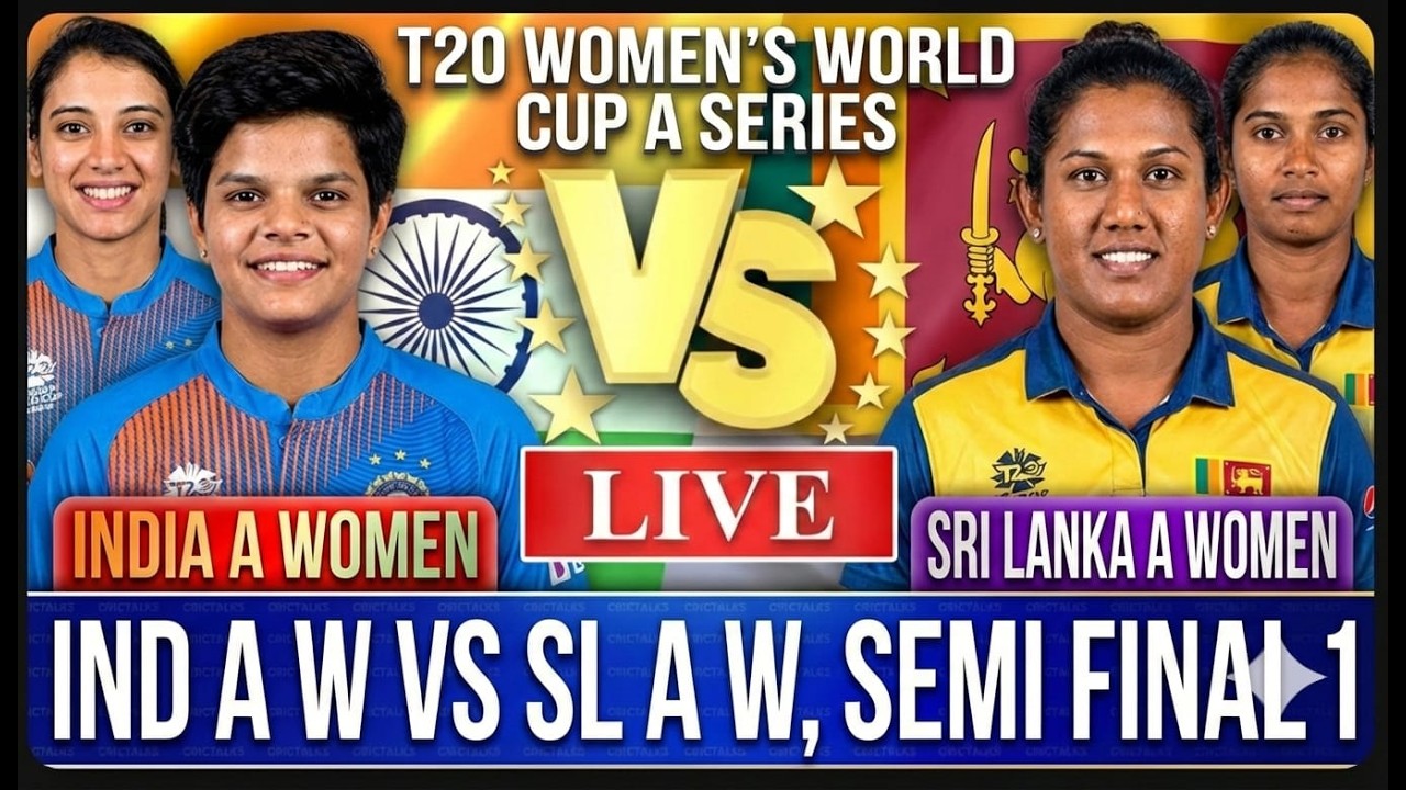 India A Women vs Sri Lanka A Women, Semi Final 1 Women's Asia Cup Rising Stars 2026- Live Cricket