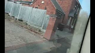 Wright StreetLite Diamond Bus service at speed to Rubery via route number 202