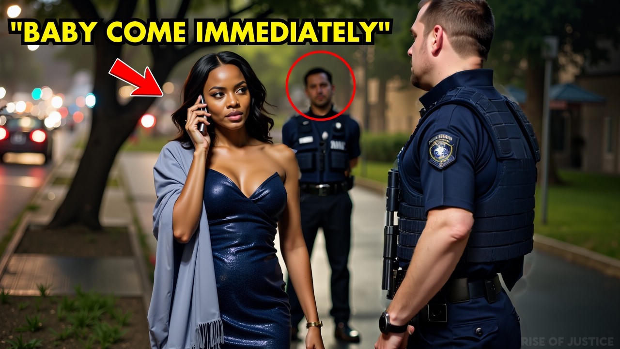 Outline Video Cops Pulled Over a Woman for No Reason, But Froze When Her Husband Showed Up With a Badge