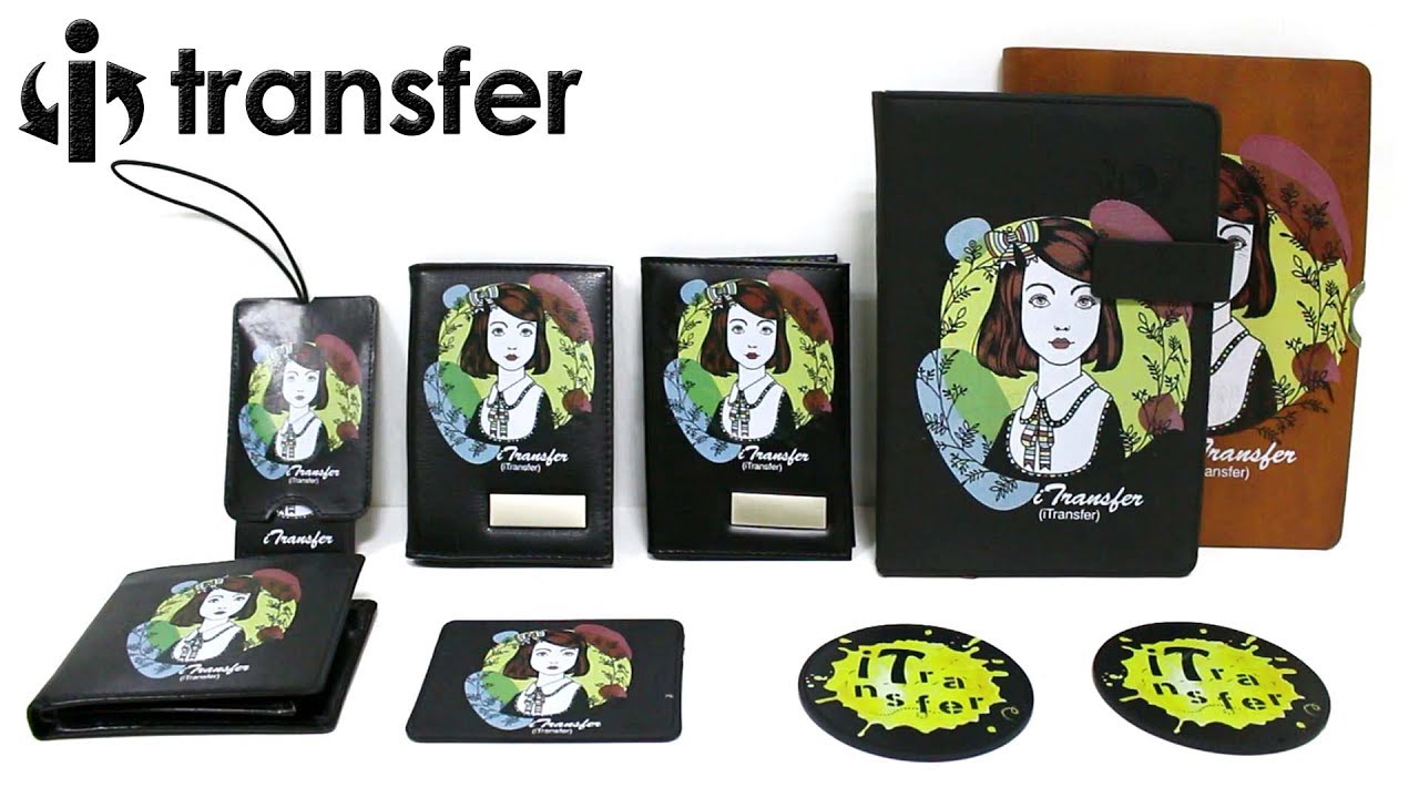 i-Transfer® Laser Transfer paper heat transfer toner printing on PU PVC leather Tutorials
