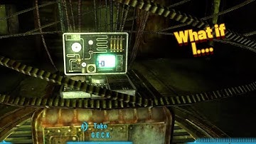 What if you activate the GECK in Vault 87?