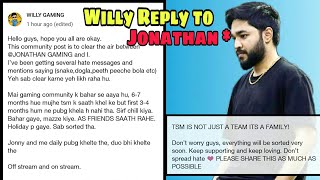 Willy reply to Jonathan | Jonathan vs willy controversy | Jonathan willy controversy solved ❤