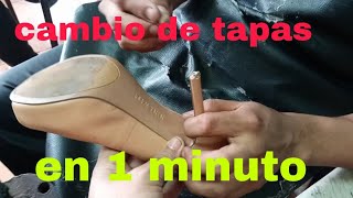 Changing heel caps is so easy Save money