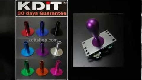 KDIT JLF Specialised Aluminium Coloured Joystick Stand Set (includes anti-dust plate)