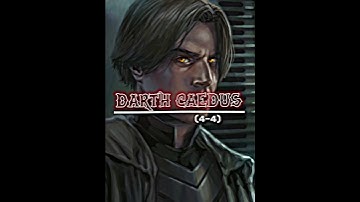Darth Sidious vs Darth Caedus