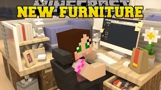 Minecraft: NEW FURNITURE! (COMPUTER, OVEN, WASHING MACHINE, DESK, & MORE) Mod Showcase screenshot 3