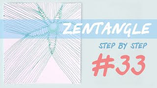 Zentangle step by step tutorial #33