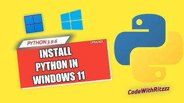 INSTALL PYTHON ON WINDOWS 10 ,11,8,8.1 |PYTHON 3.9.6 | LATEST |