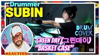 SUBIN Drums │ 'Basket Case' Green Day  [그린데이] Cover │ Reaction