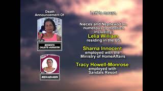 Modesta Calixte Augustin  ~ Long Obituary