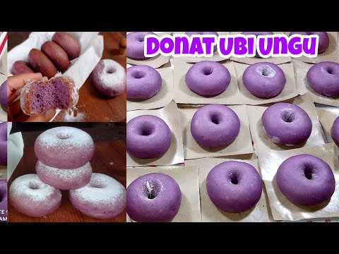 Buat Donat Dari Ubi Ungu