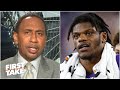 Stephen A. explains why Lamar Jackson isn't a top-2 QB in the NFL | First Take