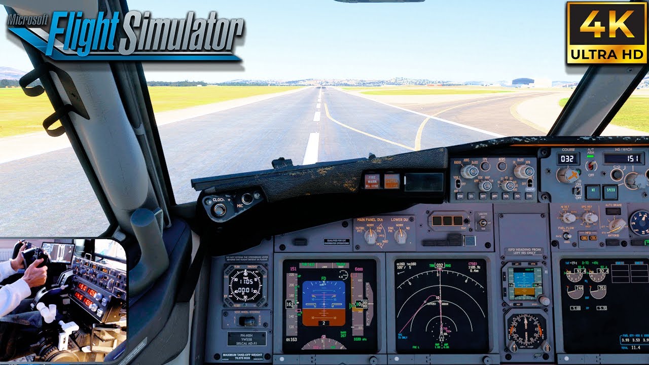 Flight Simulator | Athens Take off | MSFS INSANE REALISM in 4K! | PMDG ...