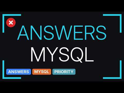 Can I run a low priority query on MySQL? (2 Solutions!!)