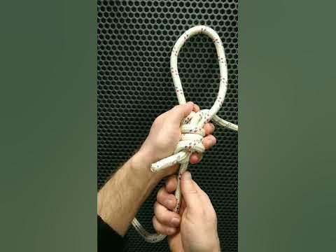 Очень прочный узел для связывания двух веревок - YouTube