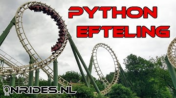 Python HD Onride POV Efteling Netherlands Vekoma Looping Coaster