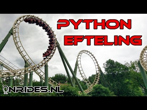 Python HD Onride POV Efteling Netherlands Vekoma Looping Coaster