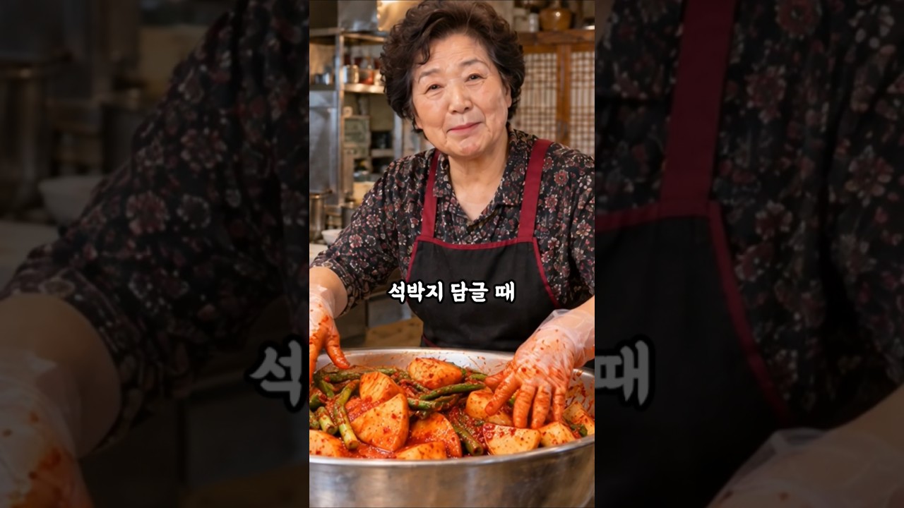 텁텁하지 않고 개운한 추어탕집 석박지 황금레시피!