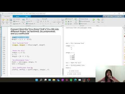 Transfer Function - Matlab Exercise no. 2 - YouTube