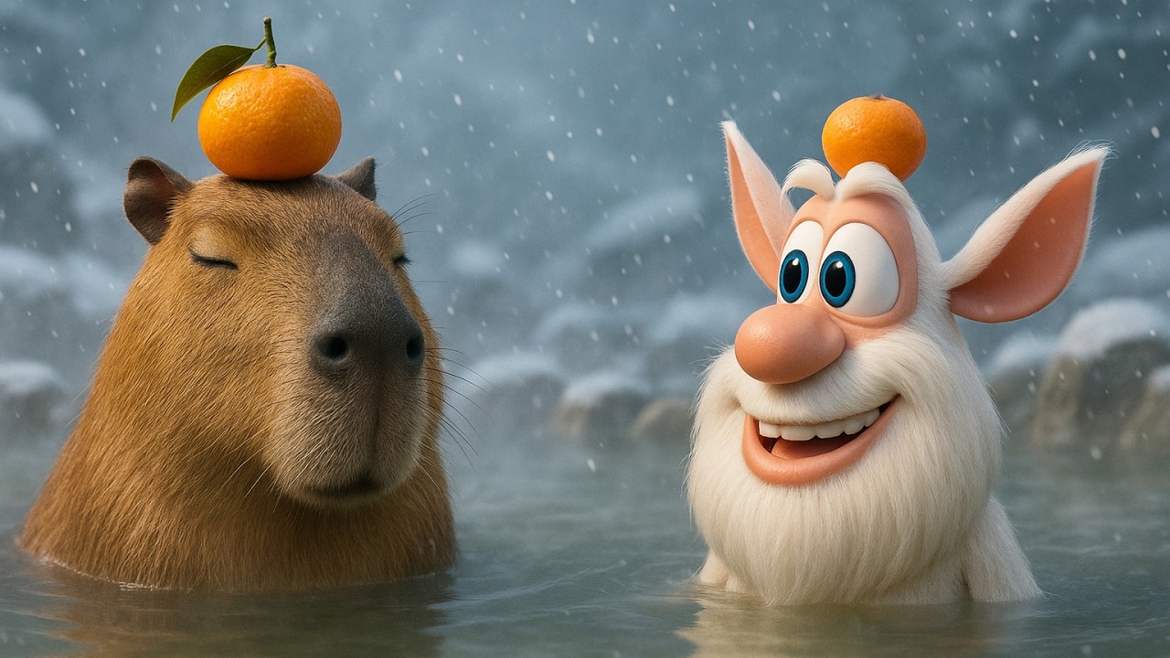 Буба 🍊 Мандаринная вечерника 🍹 Весёлые мультики для детей