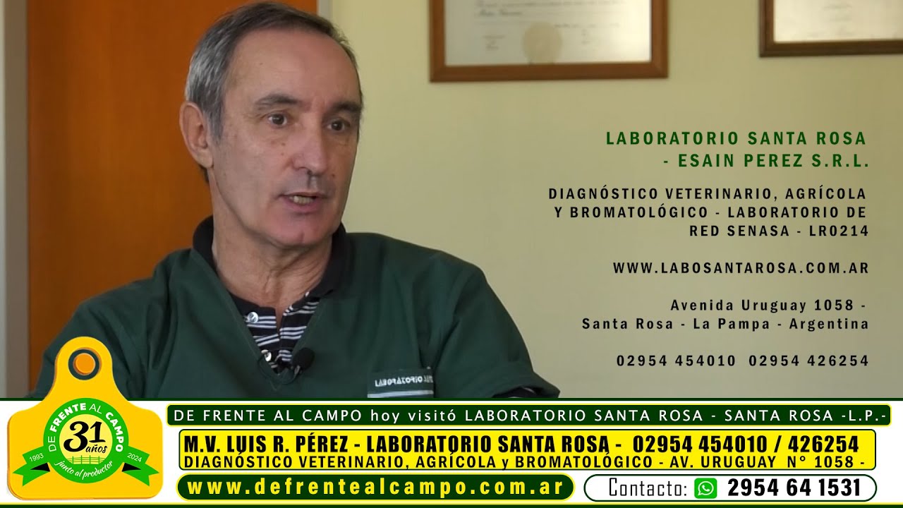 LUIS R. PÉREZ - LABORATORIO SANTA ROSA -